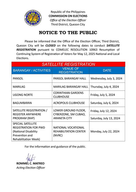 quezoncity3rd@comelec.gov.ph|Please be guided by .